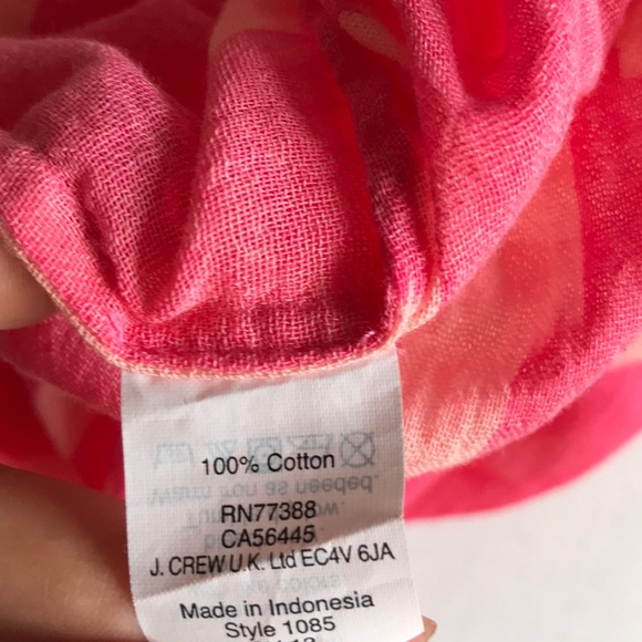 JCrew loose fit cotton blouse Size M - Picture 8 of 8